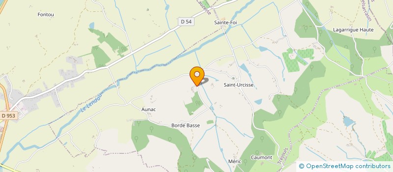 localisation de l'entreprise EARL LA MIQUELLE à TREJOULS