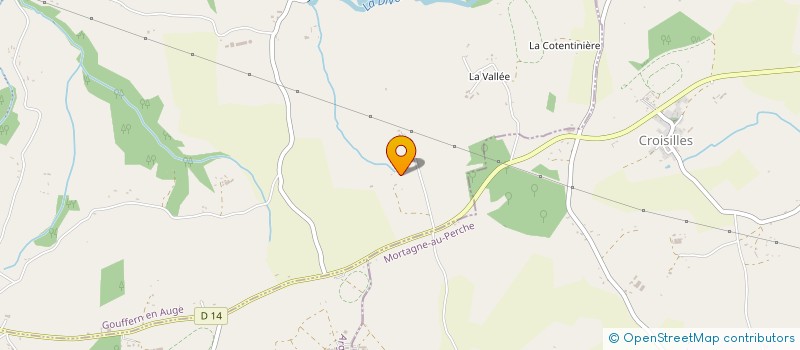 localisation de l'entreprise EARL LA MOLLIERE à GOUFFERN EN AUGE