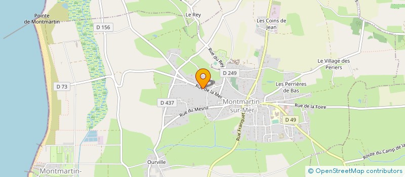 localisation de l'entreprise EARL LA MONCEENNE  HAUTEVILLE-SUR-MER