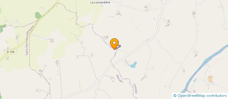 localisation de l'entreprise EARL LA MONNERIE  SAINT-GERMAIN-D'ANXURE