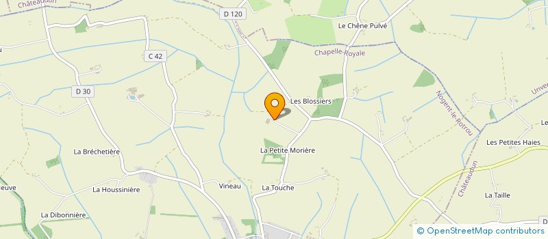 localisation de l'entreprise EARL LA MORIERE à CHAPELLE-ROYALE