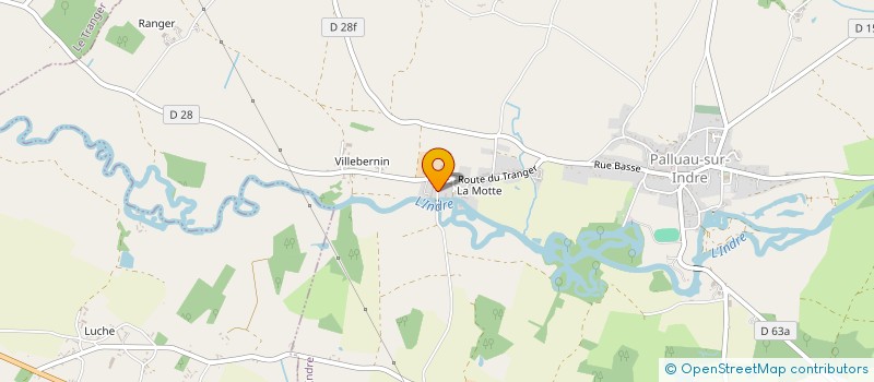 localisation de l'entreprise EARL LA MOTTE à PALLUAU-SUR-INDRE