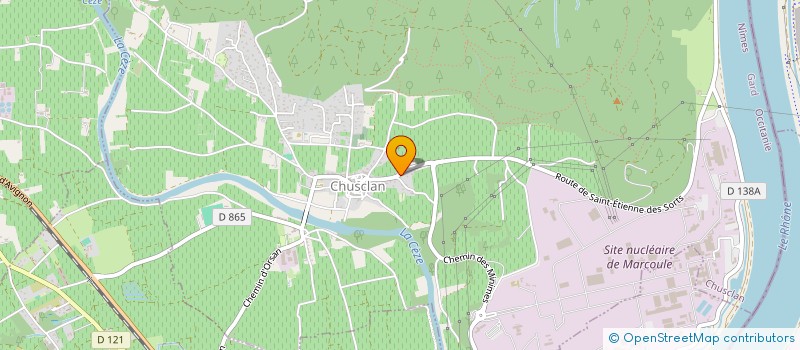 localisation de l'entreprise EARL LA MUSCADIERE  CHUSCLAN