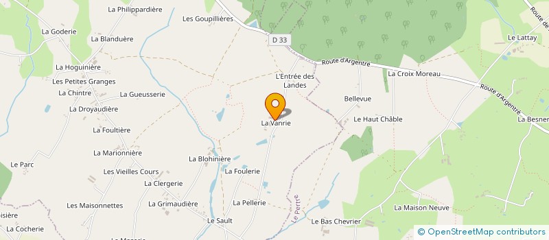 localisation de l'entreprise EARL LA NANTAISERIE  SAINT-GERMAIN-DU-PINEL