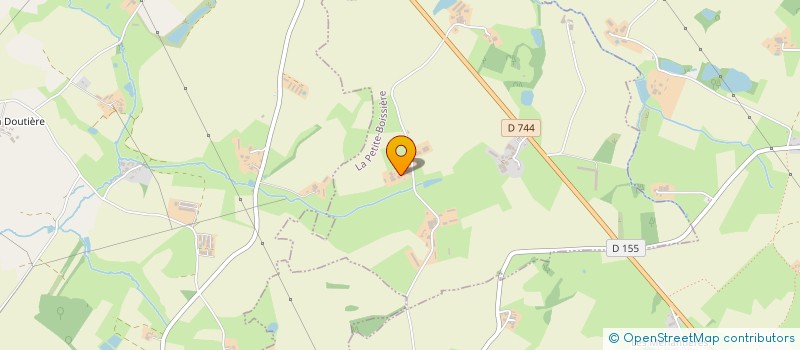 localisation de l'entreprise EARL LA NICQUETIERE à LA PETITE-BOISSIERE