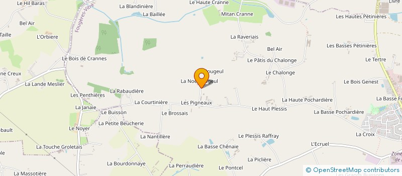 localisation de l'entreprise EARL LA NOE ROUGEUL  DOMAGNE