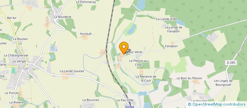 localisation de l'entreprise EARL LA NORMANDIERE  GUIPEL