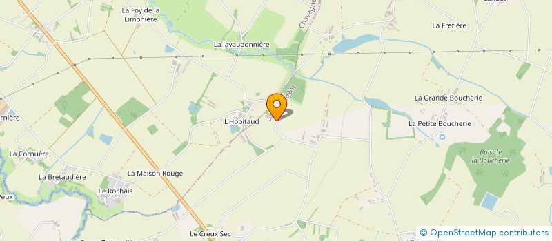 localisation de l'entreprise EARL LA NOUE  SAINT-FULGENT