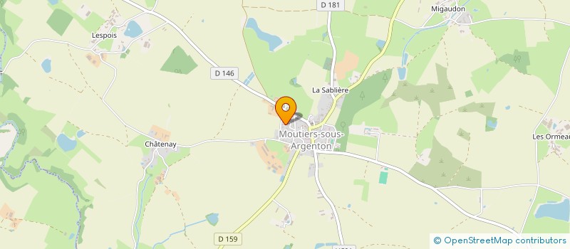 localisation de l'entreprise EARL LA NOUE à ARGENTONNAY