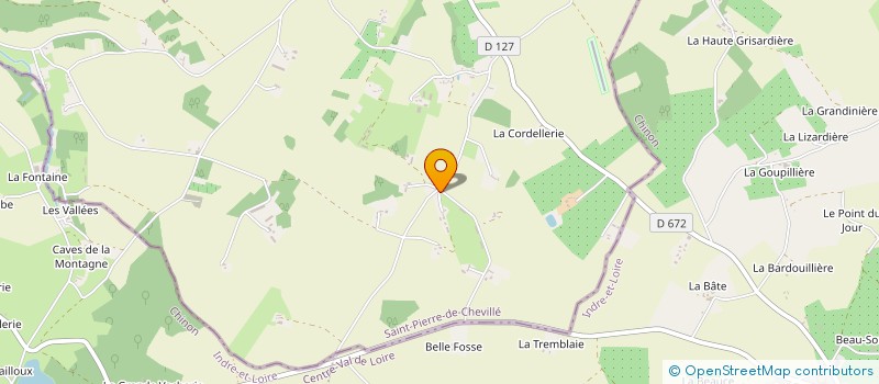 localisation de l'entreprise EARL LA PEPINIERE  SAINT-PIERRE-DE-CHEVILLE