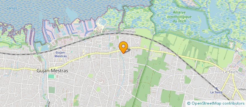 localisation de l'entreprise EARL LA PERLE DE L OCEAN  GUJAN-MESTRAS