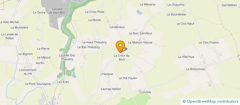 localisation de l'entreprise EARL LA PETIE CROIX DU BOIS à PLOUASNE