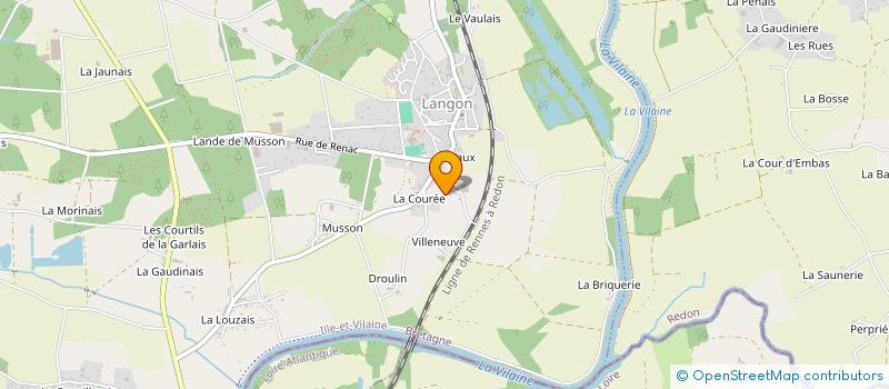 localisation de l'entreprise EARL LA PETITE BUTTE  LANGON