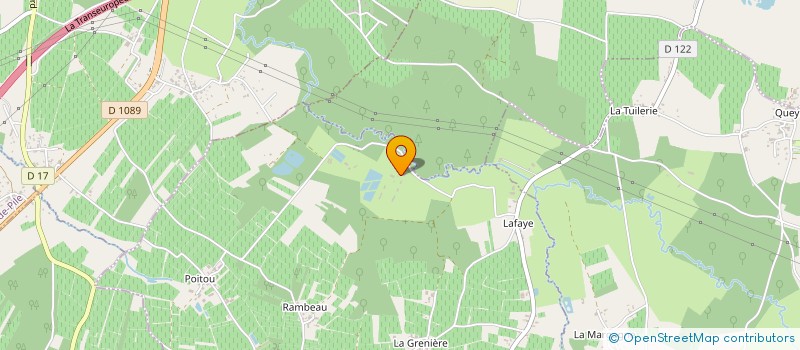 localisation de l'entreprise EARL LA PETITE FORET à LUSSAC