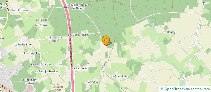 localisation de l'entreprise EARL LA PETITE ROSEE DES CHENES  ECOMMOY