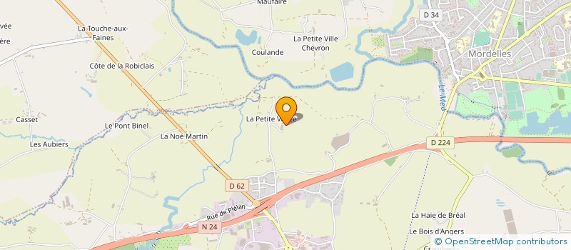 localisation de l'entreprise EARL LA PETITE VALLEE  BREAL-SOUS-MONTFORT