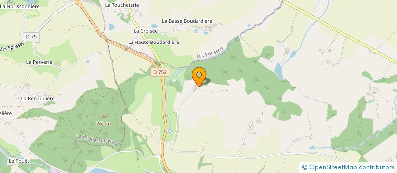 localisation de l'entreprise EARL LA PINSONNIERE à SEVREMONT