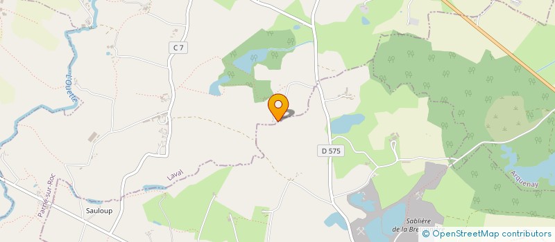 localisation de l'entreprise EARL LA PLAIE  PARNE SUR ROC