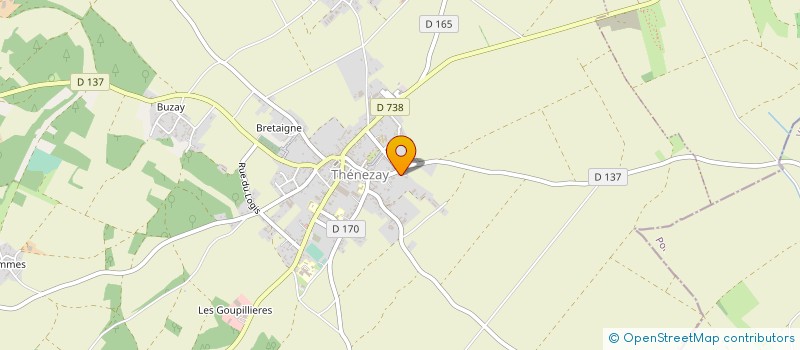 localisation de l'entreprise EARL LA PLAINE DE LA ROCHE à THENEZAY
