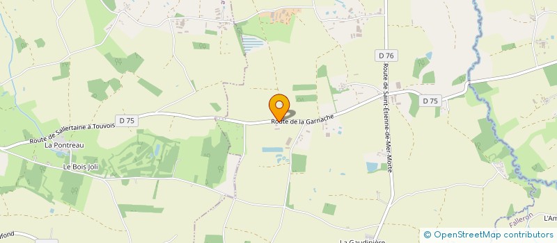 localisation de l'entreprise EARL LA PLAISANCE  FROIDFOND