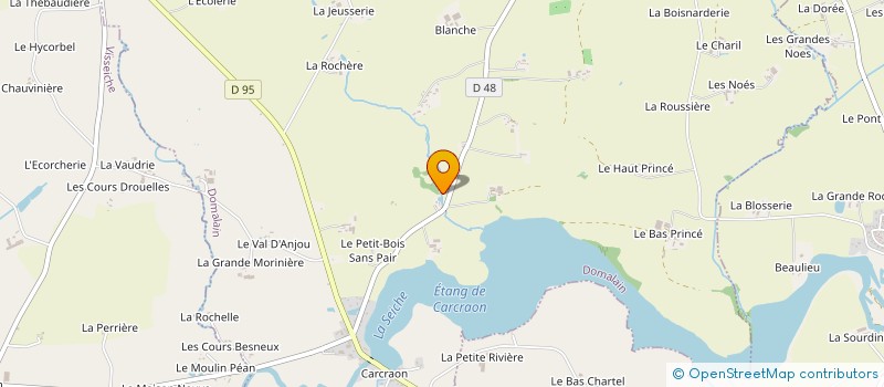 localisation de l'entreprise EARL LA PLANCHE à DOMALAIN