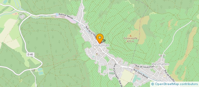 localisation de l'entreprise EARL LA PLEUROTIERE  SOULTZMATT