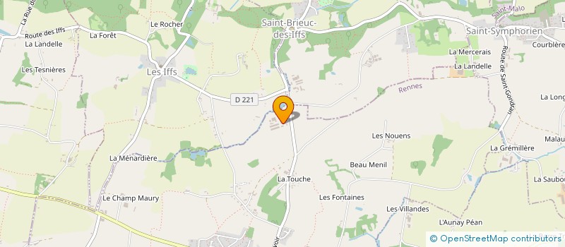 localisation de l'entreprise EARL LA POMMERAIS à LA CHAPELLE-CHAUSSEE