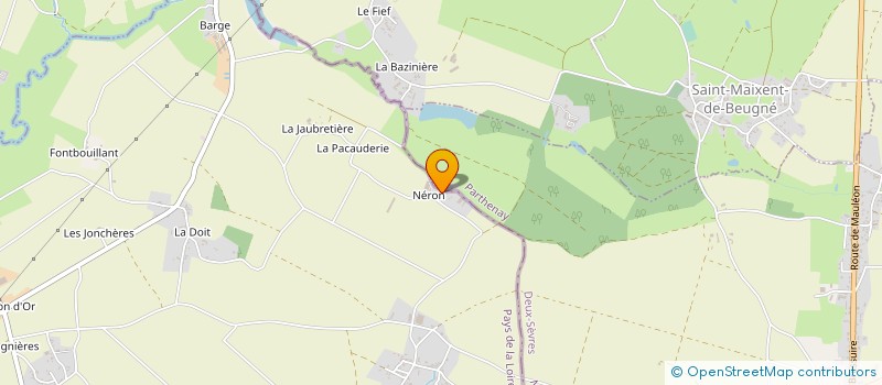 localisation de l'entreprise EARL LA POULE ROUSSE à SAINT-HILAIRE-DES-LOGES