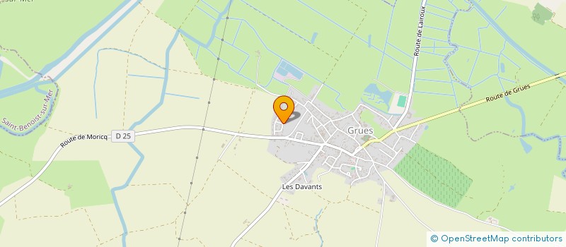 localisation de l'entreprise EARL LA PREE  GRUES