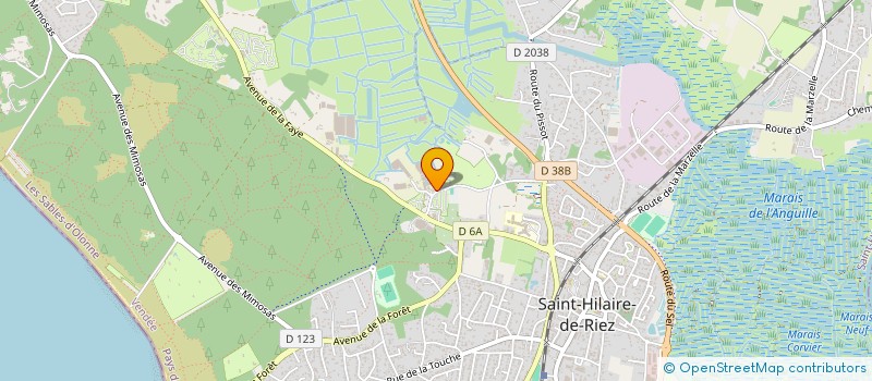 localisation de l'entreprise EARL LA PREVOTE à SAINT-HILAIRE-DE-RIEZ