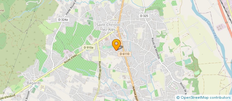 localisation de l'entreprise EARL LA PYRAMIDE  SAINT-CHRISTOL-LEZ-ALES