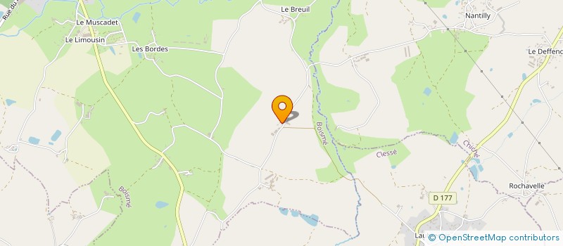 localisation de l'entreprise EARL LA RAMBAUDIERE  BOISME