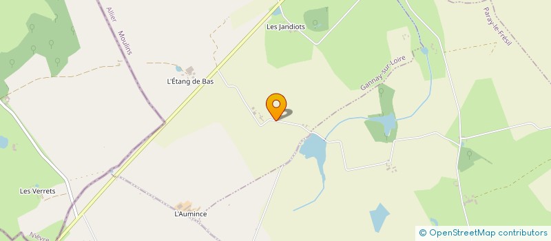 localisation de l'entreprise EARL LA REGIE à GANNAY-SUR-LOIRE