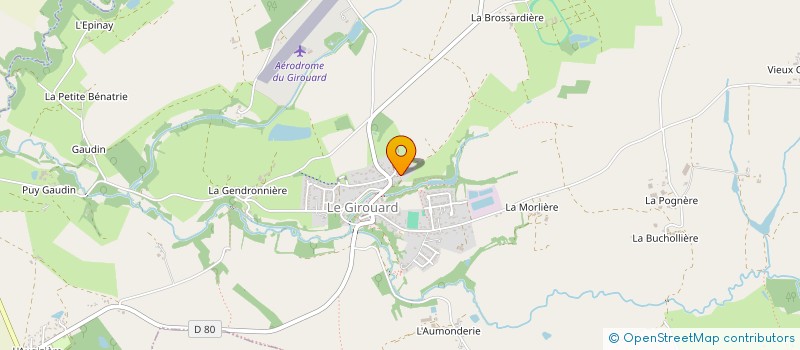 localisation de l'entreprise EARL LA REINE DES PRES  LE GIROUARD