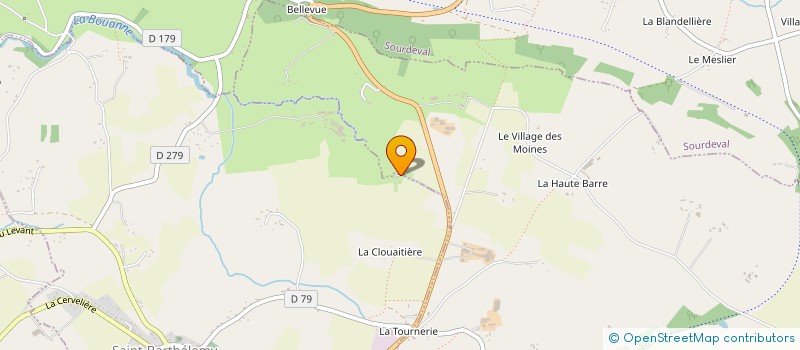 localisation de l'entreprise EARL LA REINIERE à ROMAGNY FONTENAY