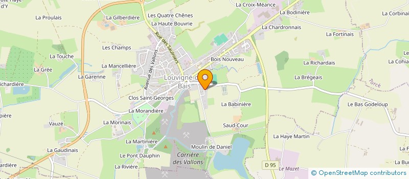 localisation de l'entreprise EARL LA RIAUTAIS  DOMALAIN