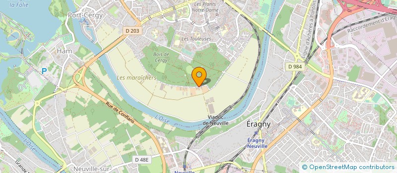 localisation de l'entreprise EARL LA RIVOISE à CERGY