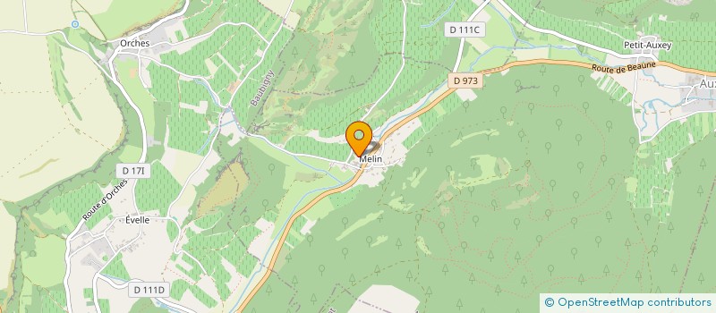 localisation de l'entreprise EARL LA ROCHE AIGUE  AUXEY-DURESSES