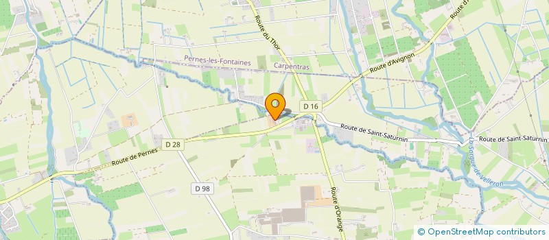 localisation de l'entreprise EARL LA ROSERAIE  LE THOR