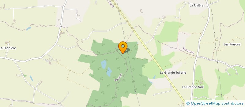 localisation de l'entreprise EARL LA ROUILLERE  LA ROCHE-NEUVILLE