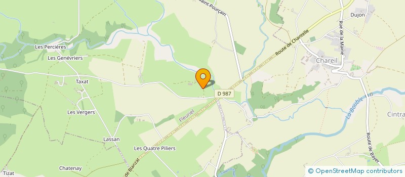 localisation de l'entreprise EARL LA ROUSSILLE  FLEURIEL