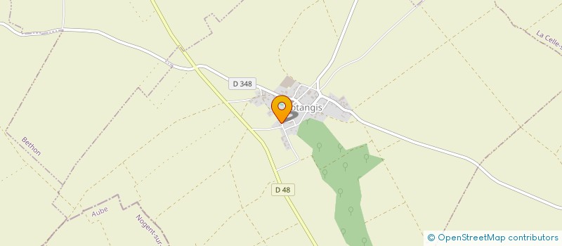 localisation de l'entreprise EARL LA RUE AUX DAMES  POTANGIS