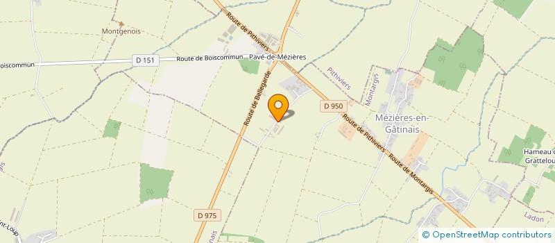 localisation de l'entreprise EARL LA RUE SOURDE à MEZIERES-EN-GATINAIS