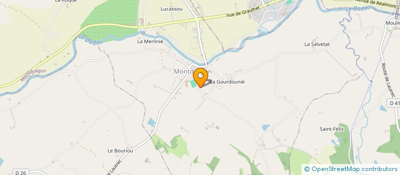 localisation de l'entreprise EARL LA SANTOLINE  MONTDRAGON