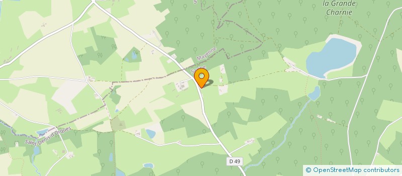 localisation de l'entreprise EARL LA SAUSSERAIE  POILLE-SUR-VEGRE