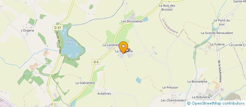 localisation de l'entreprise EARL LA SEIGNERIE à BEAUREPAIRE