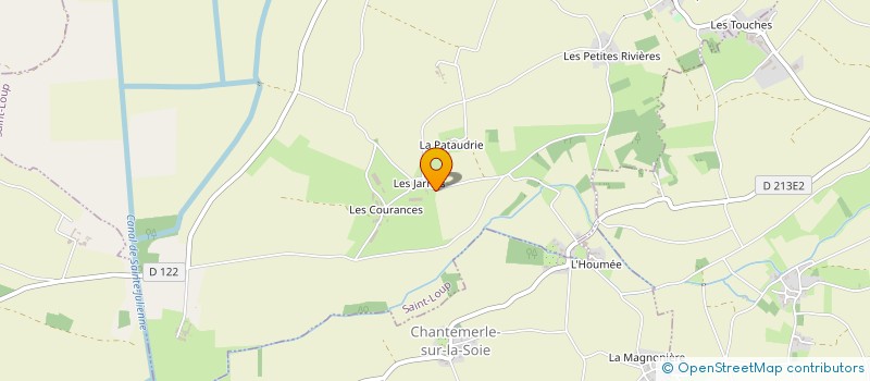 localisation de l'entreprise EARL LA SOIE  SAINT-LOUP