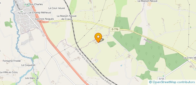 localisation de l'entreprise EARL LA TOUCHE CADIEU  PLESTAN