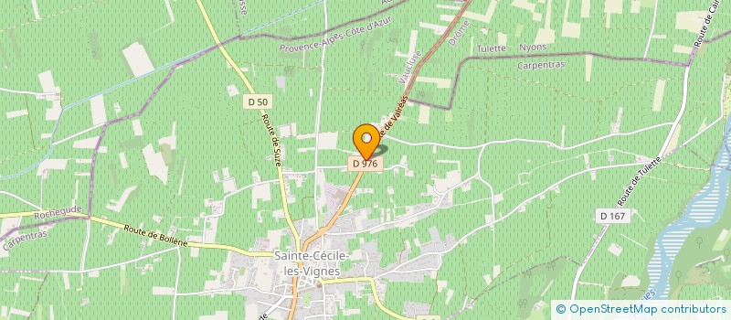 localisation de l'entreprise EARL LA TOURNELLE  SAINTE-CECILE-LES-VIGNES