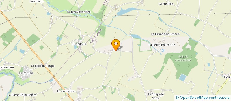 localisation de l'entreprise EARL LA TRAVERSERIE à SAINT-FULGENT